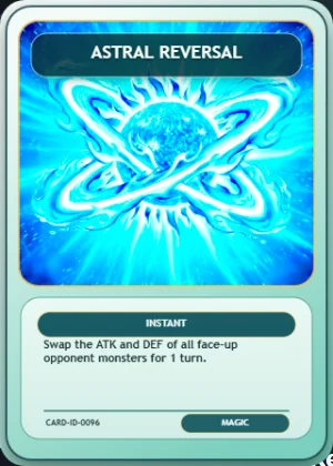Magic card created in Studio