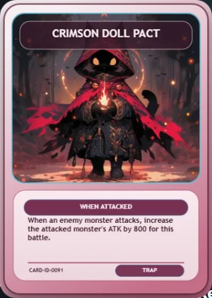Trap card created in Studio
