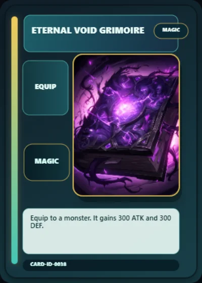 Eternal Void Grimoire using another custom Magic layout
