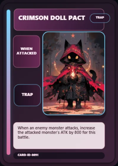 Crimson Doll Pact using another custom Trap layout